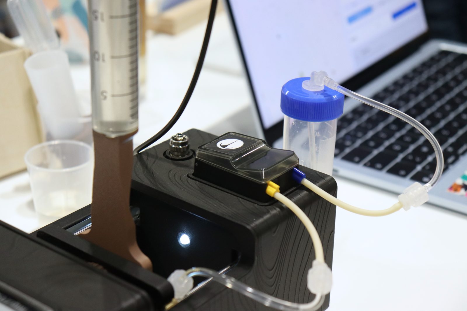A PlanktoScope imaging a live water sample